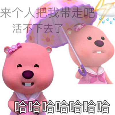 粉耗子loopy双面人阴阳怪气表情 超好用的优质表情合集