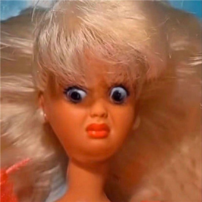 芭比搞怪表情无水印无字合集 公主快乐聊天的搞笑芭比表情合集