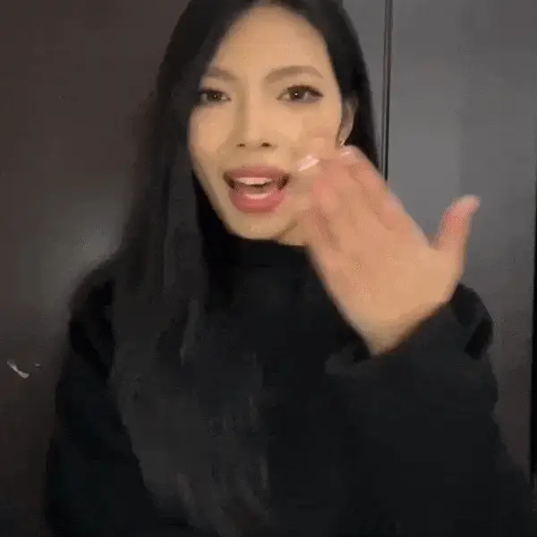 抖音爆火李玉玲gif表情包 啊哈哈你算是踢到棉花了