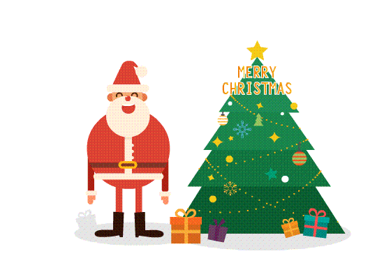 2023圣诞节gif可爱祝福表情 百因必有果你的圣诞礼物就是我