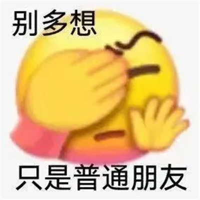 超有创意幽默表情2024 别多想只是普通朋友