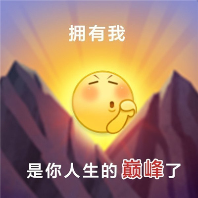 近期收藏的表情超级有趣 拥有我是你的人生巅峰了