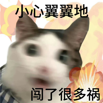 前后反差事与愿违表情包 小心翼翼闯了很多祸