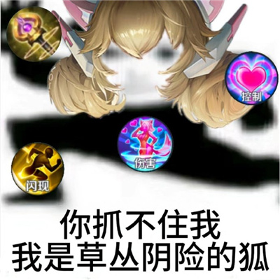 王者荣耀版你抓不住我表情包 王者荣耀笑死人的斗图表情