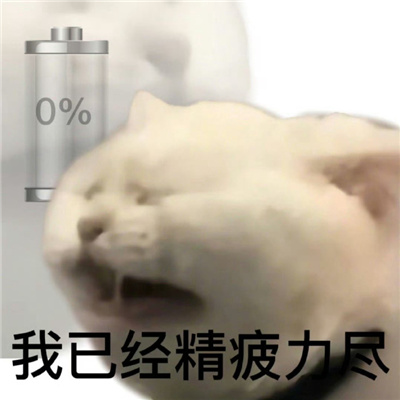 适合自己电量状态表情包 我的大脑30秒即将关机