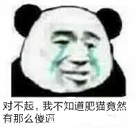 对不起，我不知道肥猫竟然有那么傻逼