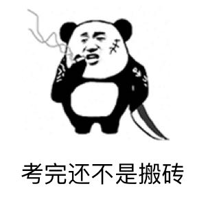 考完还不是搬砖