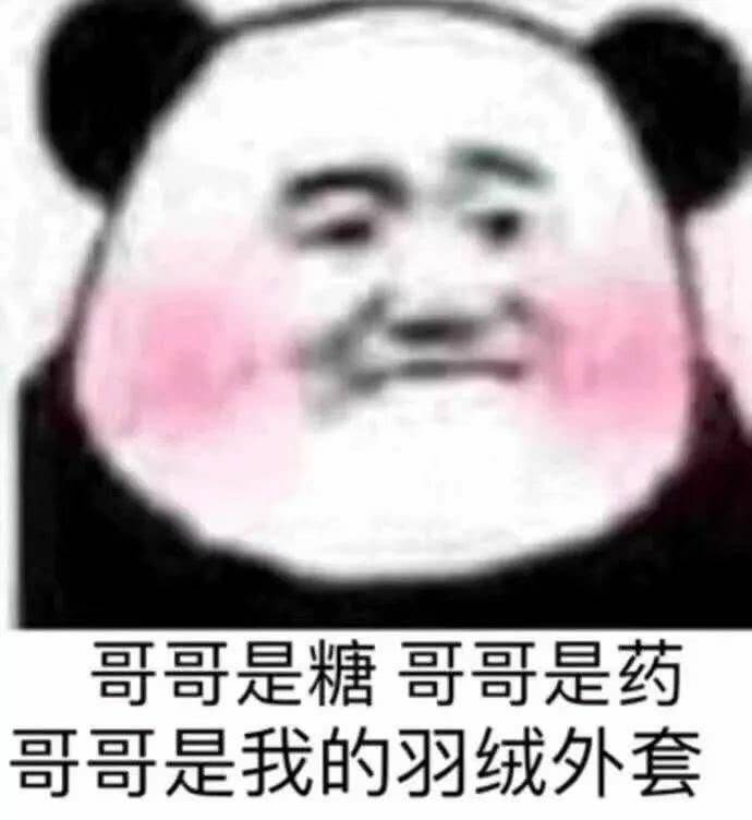 哥哥是糖，哥哥是药，哥哥是我的羽绒外套