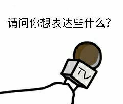 请问你想表达些什么？