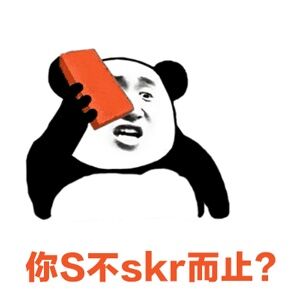 你S不skr而止？